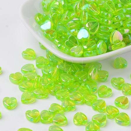 Eco-Friendly Transparent Acrylic Beads X-PL539-835-1