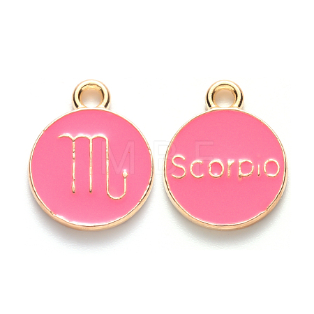Alloy Enamel Pendants ENAM-S124-01B-03L-1