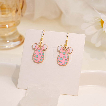Easter Alloy & Enamel Dangle Earrings FS-WG08BA2-06-1