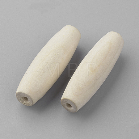 Unfinished Wood Beads X-WOOD-R253-18-LF-1