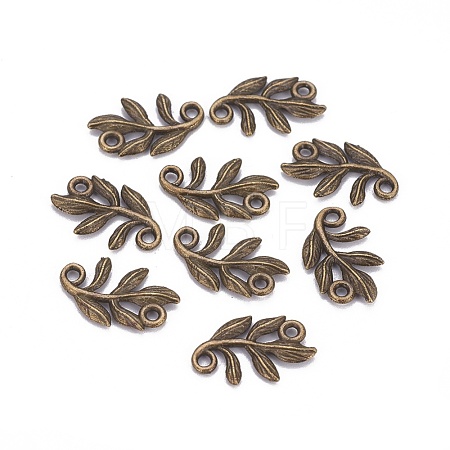 Tibetan Style Alloy Links Connectors PALLOY-A15392-AB-1