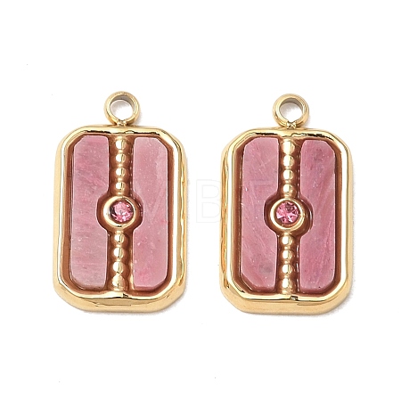 Natural Rhodonite Pendants GG-CBA50CD-02G-01-1