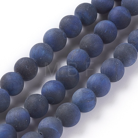 Natural Tiger Eye Beads Strands G-F616-01A-6mm-1