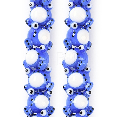 Handmade Lampwork Beads Strands LAMP-P066-07G-1