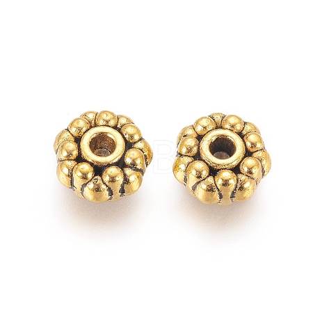 Tibetan Style Alloy Spacer Beads GLF0358Y-1