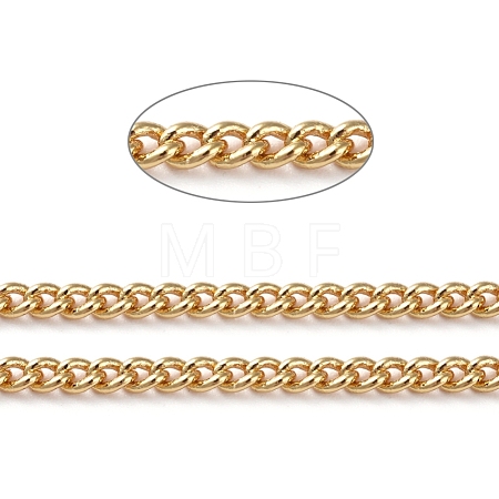 Brass Curb Chains CHC-G005-14G-1