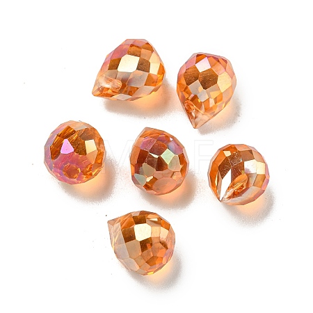 Electroplate Glass Beads EGLA-A041-02-FR01-1