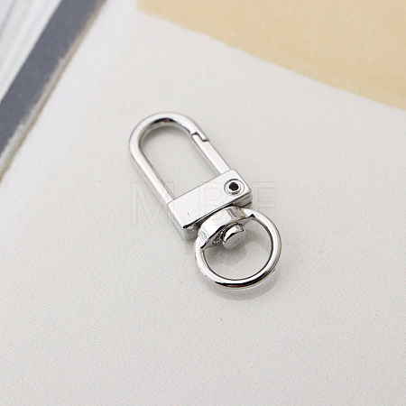 Alloy Swivel Clasps PURS-PW0001-425P-1