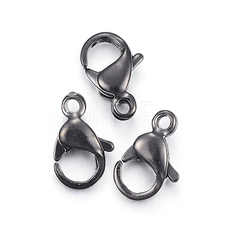 304 Stainless Steel Lobster Claw Clasps X-STAS-H353-E-02B-1