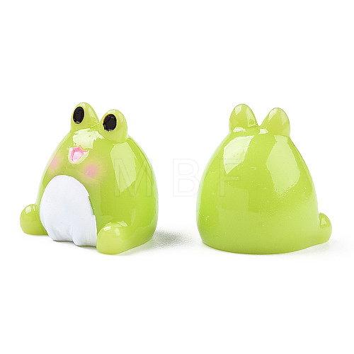 Cute Resin Animal Ornaments RESI-I052-01F-1