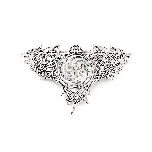 Viking Celtic Zinc Alloy Snap Hair Clips For Women PHAR-B090-01AS-01-1