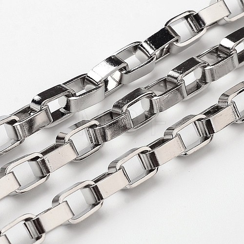 304 Stainless Steel Venetian Chains Box Chains CHS-L015-05-1