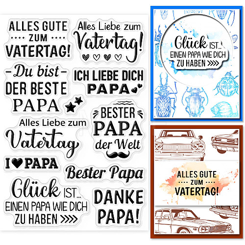 Custom PVC Plastic Clear Stamps DIY-WH0448-0592-1