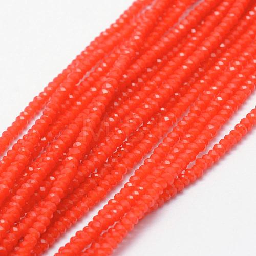 Opaque Glass Beads Strands EGLA-J144-NB03-1