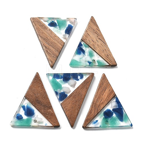 Resin and Walnut Pendants FIND-R051-01D-1