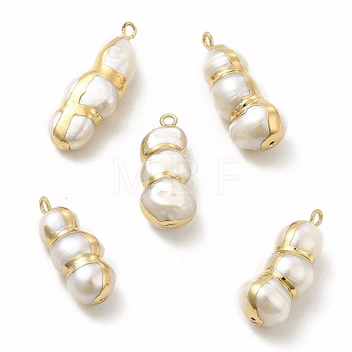 Baroque Natural Keshi Pearl Pendants PEAR-P004-72KCG-1