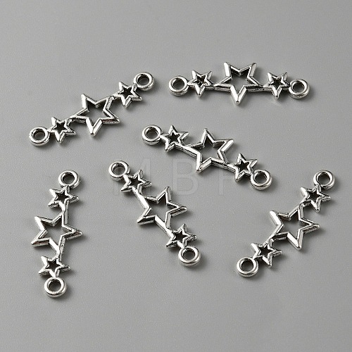 Tibetan Style Zinc Alloy Connector Charms FIND-TAC0011-83-1