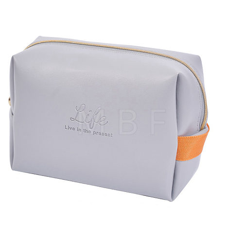 PU Leather Cosmetic Zipper Pouches PW-WG858D3-02-1