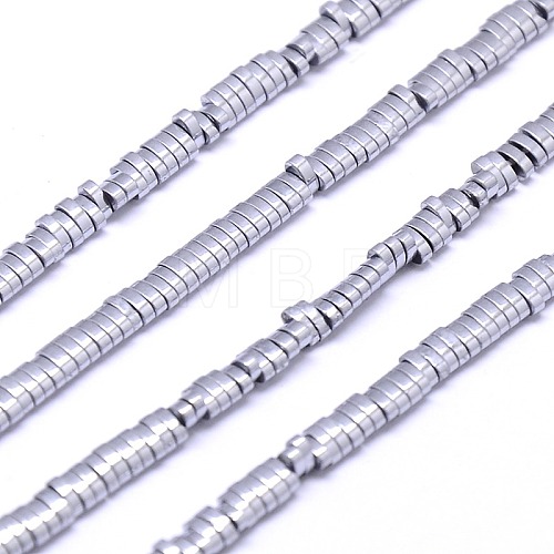 Electroplate Non-magnetic Synthetic Hematite Beads Strands G-I094-05-1
