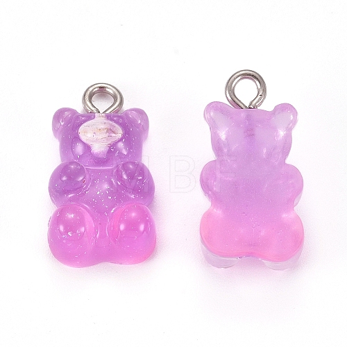 Resin Pendants RESI-TAC0002-17M-1