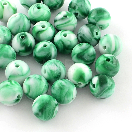 Opaque Acrylic Beads SACR-R853-8mm-212-1