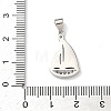 Brass Enamel Pendants KK-H534-05P-01-3