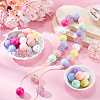 Round Resin Rhinestone & Acrylic Beads DIY-SC0026-80B-4