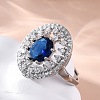 Brass Micro Pave Cubic Zirconia Adjustable Rings for Women RJEW-C118-08P-1