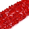 Transparent Glass Beads Strands GLAA-N018-4mm-06-1