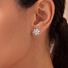 925 Sterling Silver Pave Moissanite Stud Earrings for Women SX7074-3-1