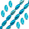 1Strand Electroplate Transparent Glass Beads Strands EGLA-TADJ0001-20G-1