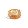 Transparent Acrylic Connector Charms PALLOY-JF02099-3