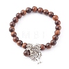 Tibetan Style Alloy Charm Bracelets BJEW-JB05998-04-1