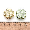 Textured Plating Opaque Acrylic Beads PACR-T018-07M-3