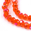 Electroplate Glass Beads Strands EGLA-A034-T3mm-L29-3