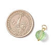 AB Color Plated Transparent Glass Pendants PALLOY-JF04972-01-2