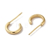 Rack Plating Brass Round Stud Earrings for Women EJEW-F313-02G-2