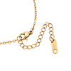 304 Stainless Steel Pendant Necklaces NJEW-T018-23G-2
