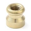 Golden Tone Round Wax Seal Brass Stamp Heads LS-AJEW-M040-01G-D-3
