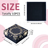 10Pcs Sun Moon Star Printed Cardboard Gift Boxes CBOX-TA0001-21B-4