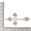 Cross Tibetan Style Alloy Big Pendants TIBEP-Q058-04AS-LF-3