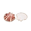 Electroplate Sea Shell Pendants X-SSHEL-S258-69A-2