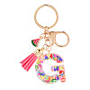 Fruit Series Letter Resin Keychains KEYC-TAC0033-02G-1