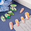 6Pcs 6 Styles DIY Flower & Animal & Heart Shape Nail Art Ornament Silicone Molds DIY-TA0004-22-18