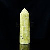 Natural Xiuyan Jade Pointed Prism Bar Home Display Decoration G-PW0007-101E-1