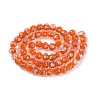 Handmade Foil Glass Beads FOIL-Q001-02G-2