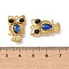 304 Stainless Steel Rhinestone Pendants RB-L002-07G-01-3