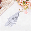 1Pc PU Leather Tassel Pendant Keychains FIND-CL0002-41B-3