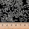 8/0 Transparent Glass Round Seed Beads X-SEED-J010-F8-21-4
