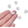 Handmade Gifts Ideas for Valentines Day 304 Stainless Steel Stamping Blank Tag Pendants STAS-PH0010-20-6